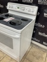 Ge Used Electric Stove 220volts (40/50 AMP) 30inches {3 prong} (White) 