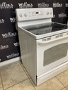 Ge Used Electric Stove 220volts (40/50 AMP) 30inches {3 prong} (White) 