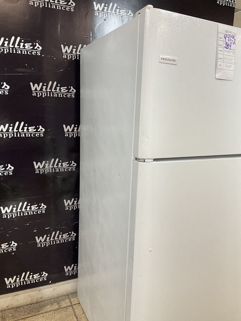 Frigidaire Used Refrigerator Top and Bottom 30x68 1/2” (White) 