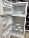 Frigidaire Used Refrigerator Top and Bottom 30x68 1/2” (White) 