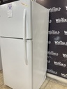Frigidaire Used Refrigerator Top and Bottom 30x68 1/2” (White) 