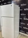 Ge Used Refrigerator Top and Bottom 28x64 1/2” (White) 
