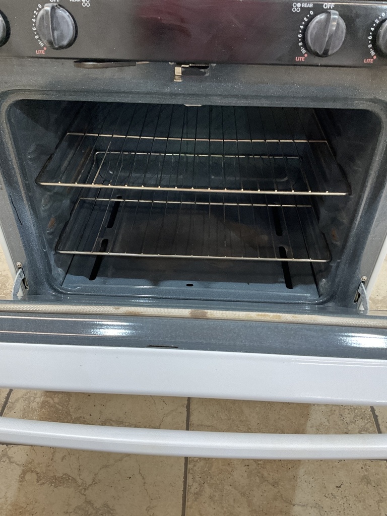 Kenmore Used Natural Gas Stove 30inches (White/Black) 