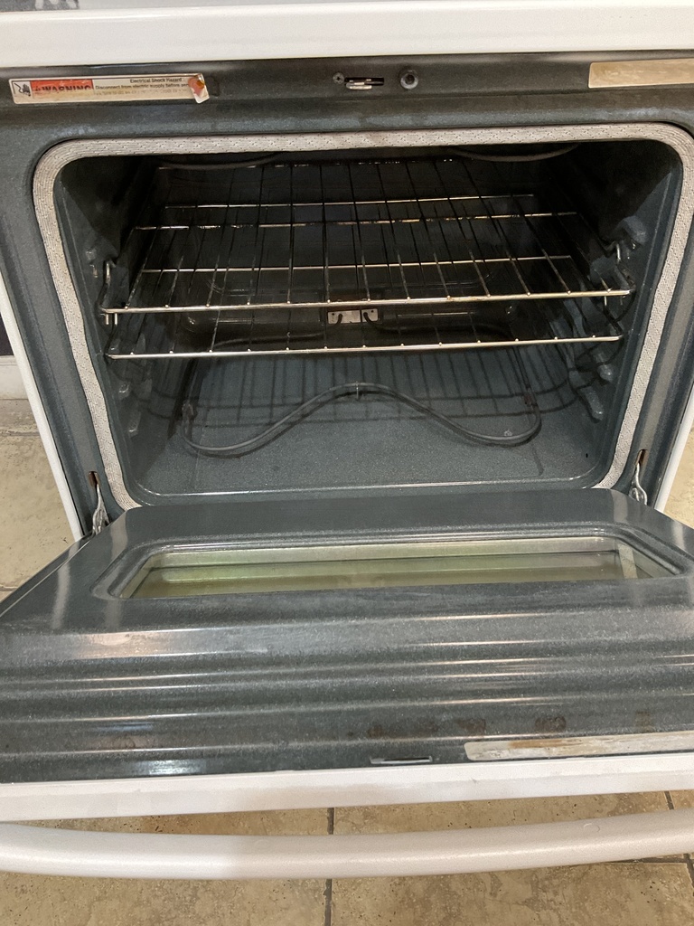Whirlpool Used Electric Stove 220volts (40/50 AMP) 30inches {no cord} (White)