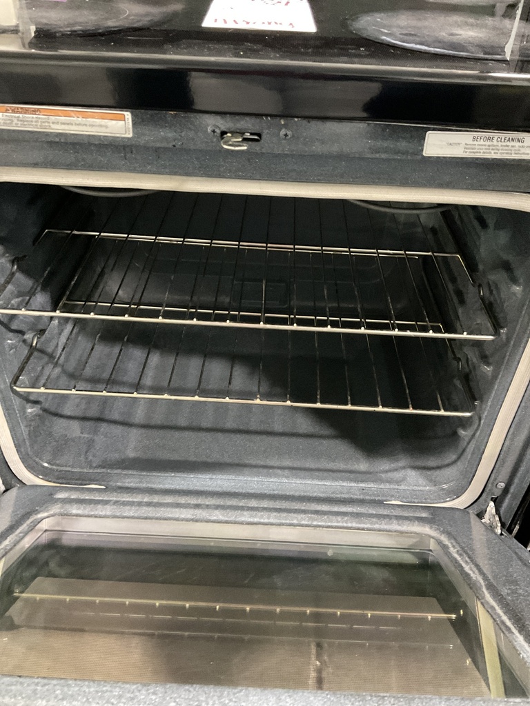 Whirlpool Used Electric Stove 220volts (40/50 AMP) 30inches {4 prong} (Stainless Steel)