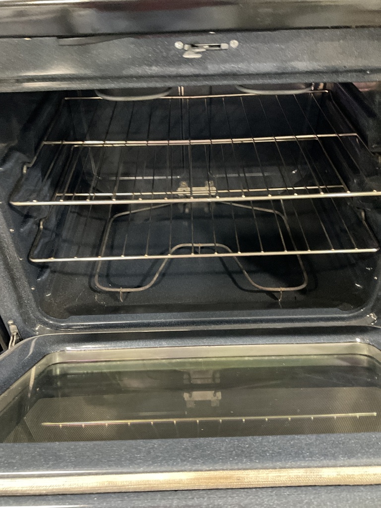 Ge Used Electric Stove 220volts (40/50 AMP) 30inches {3 prong} (Stainless Steel) 