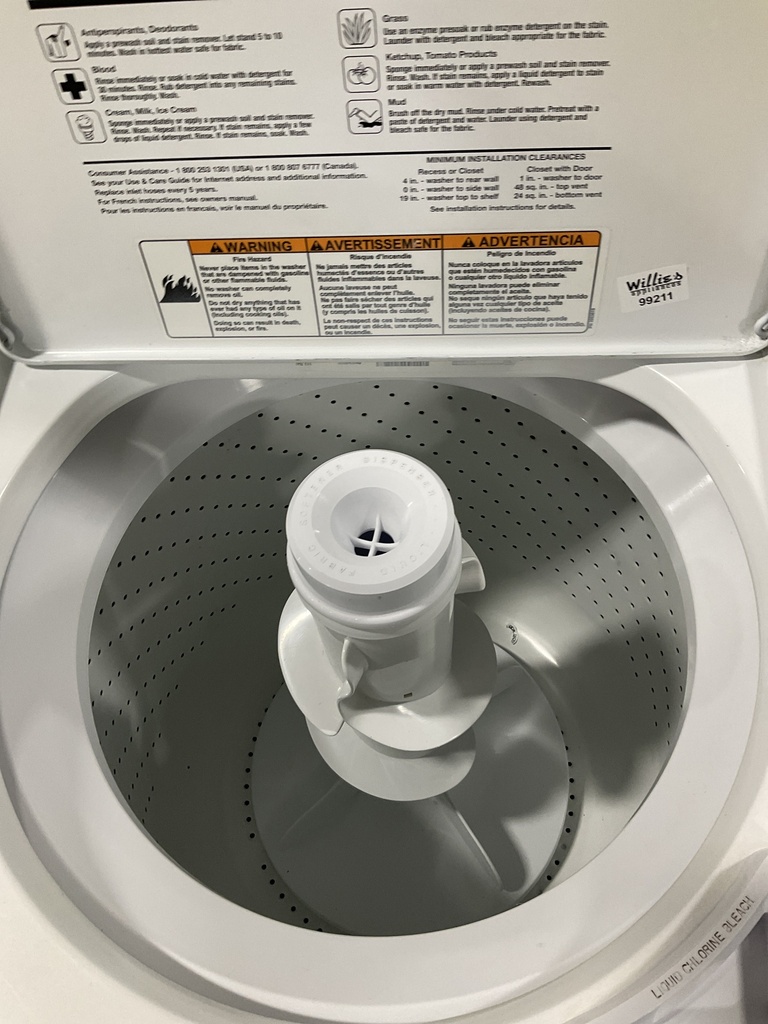 Whirlpool Used Washer Top-load 27inches (White) 