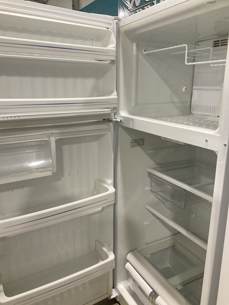 Ge Used Refrigerator Top and Bottom 28x64 1/2” (White) 