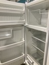 Ge Used Refrigerator Top and Bottom 28x64 1/2” (White) 