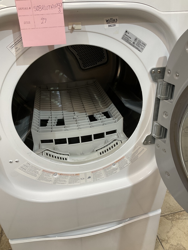 Lg Used Natural Gas Dryer 27inches (White) 