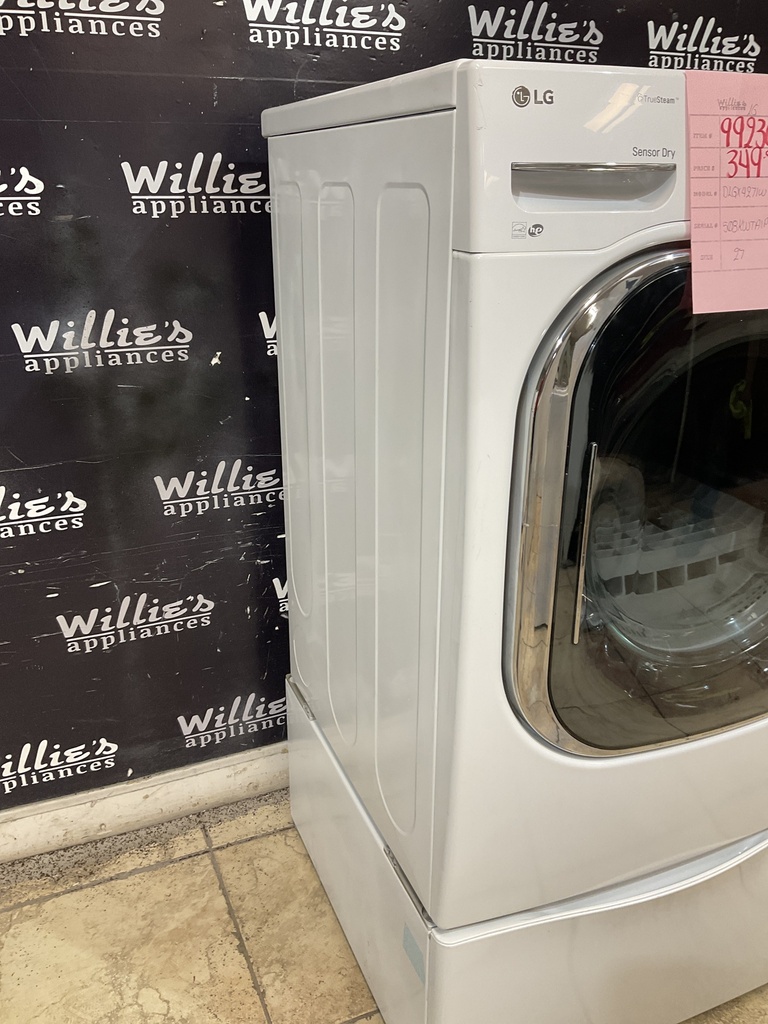 Lg Used Natural Gas Dryer 27inches (White) 