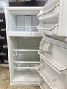 Frigidaire Used Refrigerator Top and Bottom 30x65 1/2” (white) 