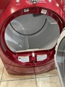 Whirlpool Used Electric Set Washer/Dryer 27inches {3 prong} (Red) 