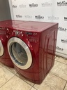 Whirlpool Used Electric Set Washer/Dryer 27inches {3 prong} (Red) 