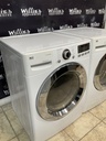 Lg Used Electric Set Washer/Dryer Front-load 27inches {4 prong} (White) 