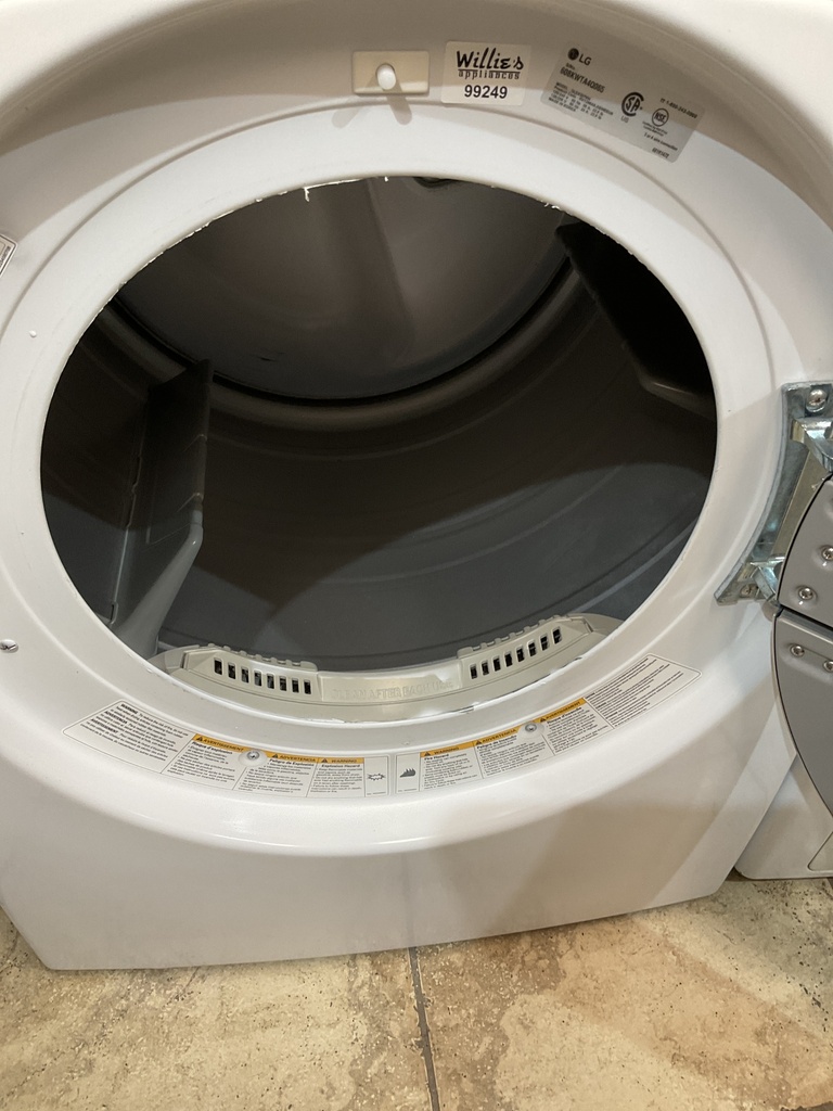 Lg Used Electric Set Washer/Dryer Front-load 27inches {4 prong} (White) 