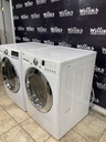 Lg Used Electric Set Washer/Dryer Front-load 27inches {4 prong} (White) 
