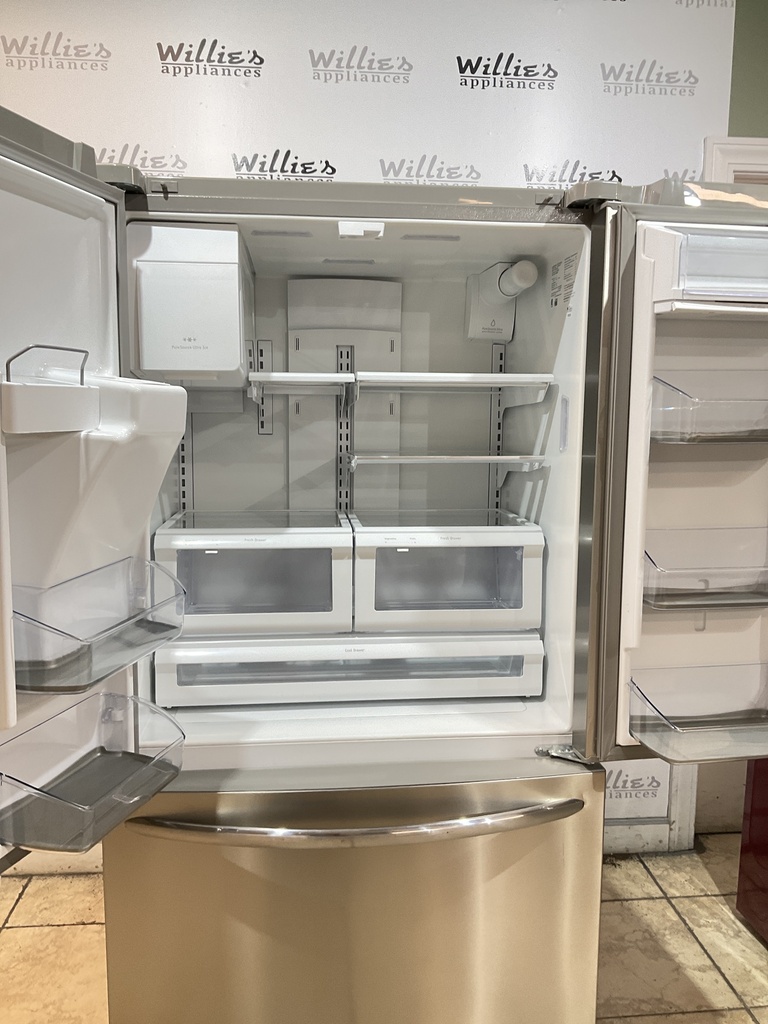 Frigidaire Used Refrigerator French Door Counter Depth 36x70 (Stainless Steel) 