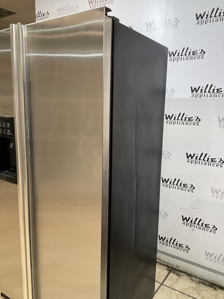 Ge Used Refrigerator Side by Side Counter Depth 36x70 (Stainless Steel)