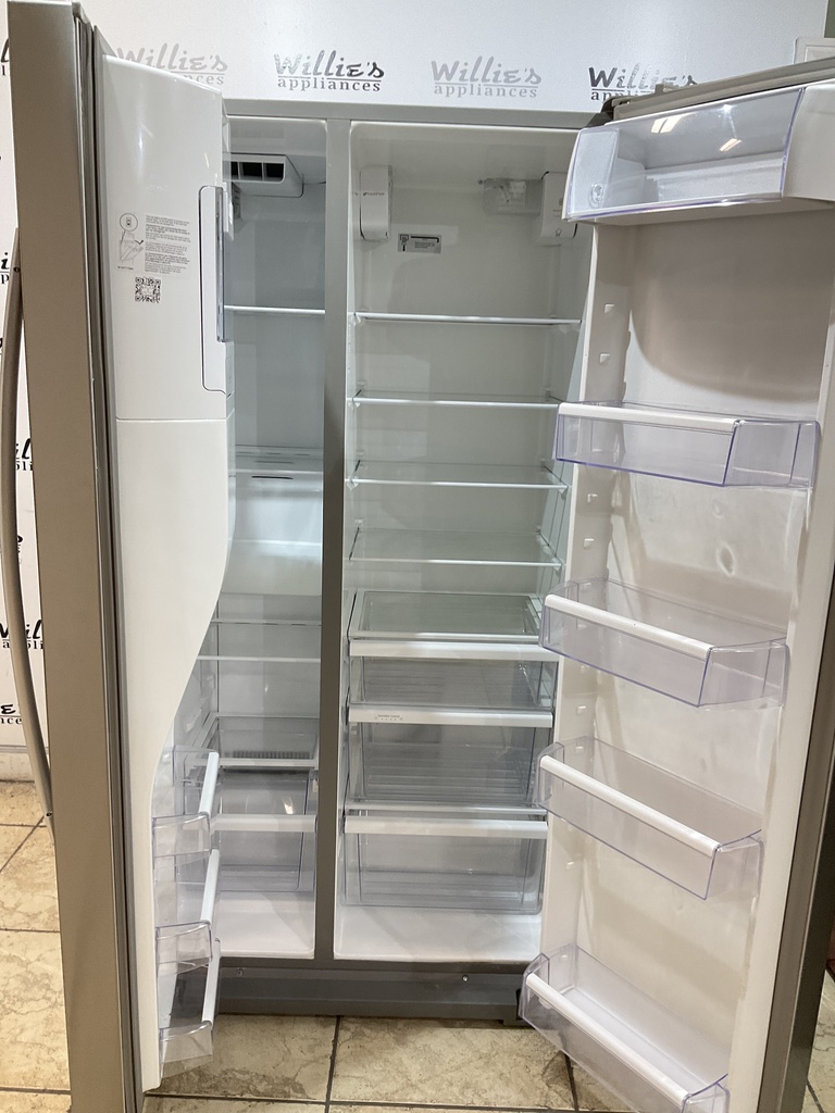 Whirlpool Used Refrigerator Side by Side Counter Depth 36x69 1/2” (Stainless Steel) 