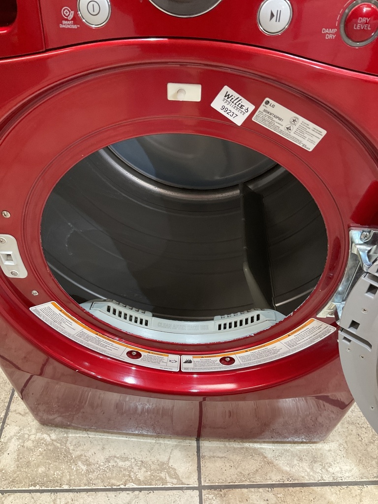 Lg Used Natural Gas Dryer 27inches (Red) 