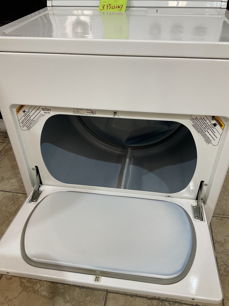 Kirkland Used Electric Dryer 220volts (30 AMP) 29inches {3 prong} (White) 