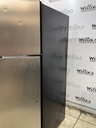 Ge Used Refrigerator Top and Bottom 28x64 1/2” (Stainless Steel) 