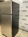 Ge Used Refrigerator Top and Bottom 28x64 1/2” (Stainless Steel) 
