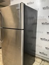Frigidaire Used Refrigerator Top and Bottom 30x65 1/2” (Stainless Steel) 