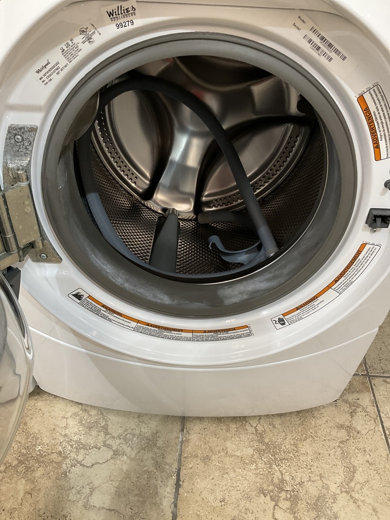 Whirlpool Used Electric Set Washer/Dryer Front-load  220volts (30 AMP) 27inches {3 prong} (White) 