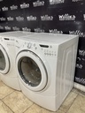 Whirlpool Used Electric Set Washer/Dryer Front-load  220volts (30 AMP) 27inches {3 prong} (White) 