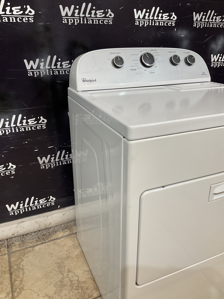 Whirlpool Used Electric Dryer 220volts (30 AMP) 29inches {3 prong} (White) 