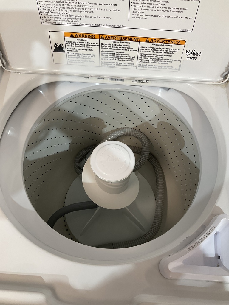 Kenmore Used Washer Top-load 27inches (White) 