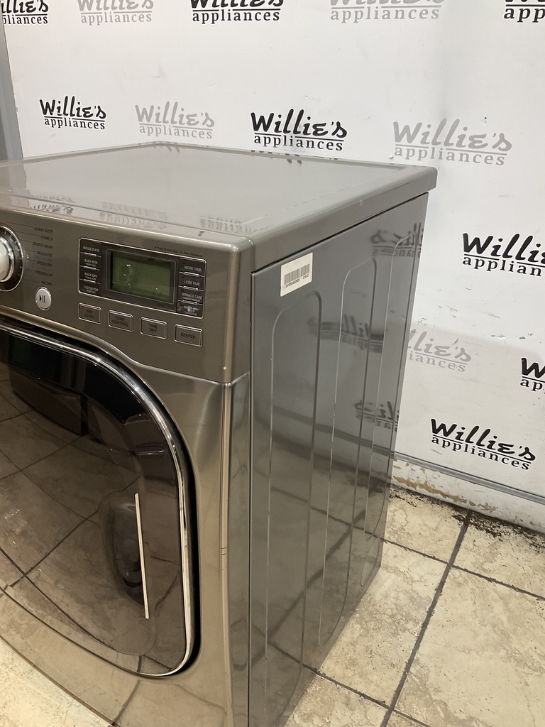 Lg Used Electric Dryer 220volts (30 AMP) 27inches {3 prong} (Grey) 