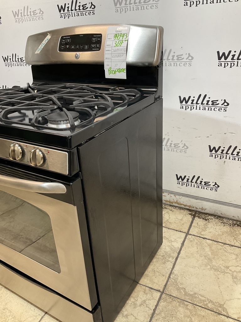 Ge Used Gas Propane Stove 30inches (Stainless Steel) 
