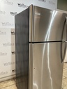 Frigidaire Used Refrigerator Top and Bottom 30x65 1/2” (Stainless Steel) 