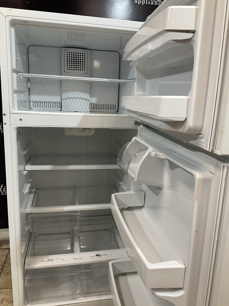 Ge Used Refrigerator Top and Bottom 28x64 1/2” (White) 