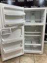 Ge Used Refrigerator Top and Bottom 28x61 (White) 