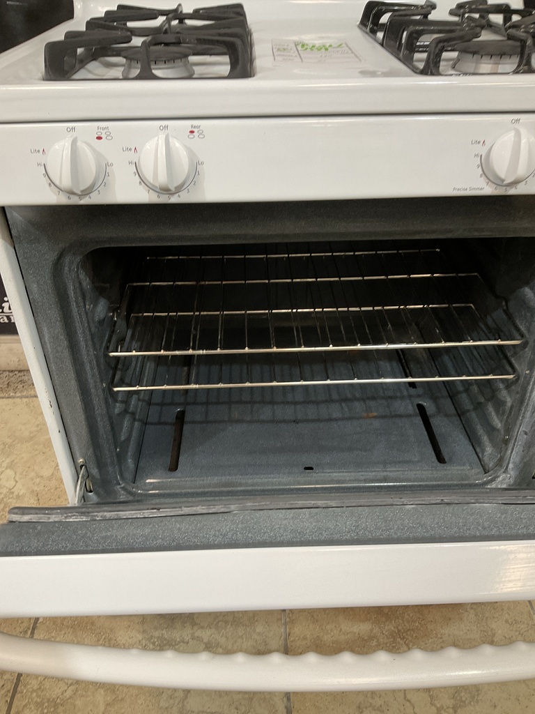 Ge Used Natural Gas Stove 30inches (White) 