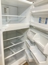 Whirlpool Used Refrigerator Top and Bottom 33x65 1/2” (White) 