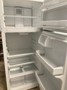 Ge Used Refrigerator Top and Bottom 28x66 1/2” (White) 