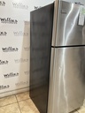 Frigidaire Used Refrigerator Top and Bottom 30x65 1/2” (Stainless Steel) 