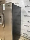 Frigidaire Used Refrigerator Side by Side 34x69 1/2” (Stainless Steel) 