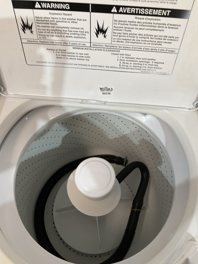 Whirlpool Used Washer Top-load 27inches (White) 