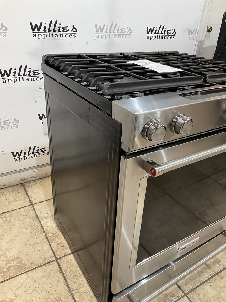 KitchenAid Used Natural Gas Stove 30inches (Stainless Steel) 