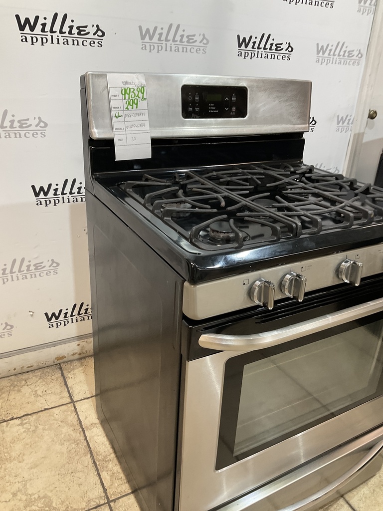 Frigidaire Used Natural Gas Stove 30inches (Stainless Steel) 
