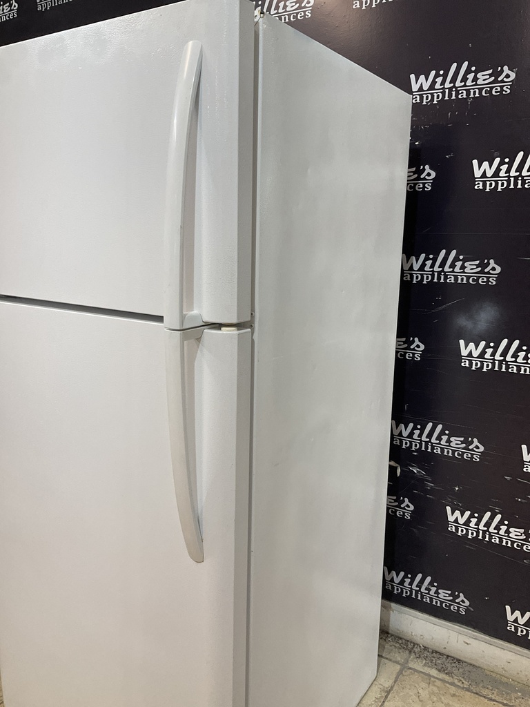 Frigidaire Used Refrigerator Top and Bottom 30x65 1/2” (White) 