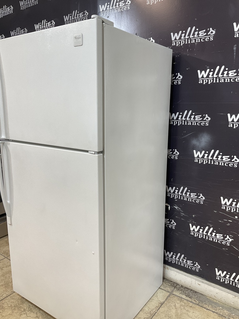 Frigidaire Used Refrigerator Top and Bottom 30x65 1/2” (White) 