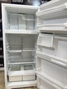 Ge Used Refrigerator Top and Bottom 28x67 (White) 