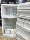 Frigidaire Used Refrigerator Top and Bottom 28x59 1/2” (White) 